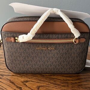 Michael Kors Black and Brown Women’s crossbody